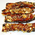 ぷらすないん's cooksnap of when they made ちくわ＆豚バラでウナギのかば焼き風♬.