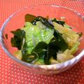 nekoland's cooksnap of when they made じゃこ☆わかめ☆キャベツ酢の物.