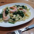 ma216k's cooksnap of when they made 生パスタ使用！エビのクリームパスタ☆.