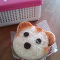 やんやんマチコ's cooksnap of when they made キャラベン（サンドイッチ）　ダッフィー♪.