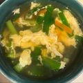蜂蜜きなこ's cooksnap of when they made ニラスープ人気検索1位＊にらと卵のスープ.