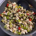 みーのすけ♡'s cooksnap of when they made ご飯がっつり！ナスと豚ひき肉の甘味噌丼.
