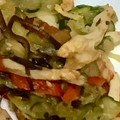 ☆ごはんできた☆'s cooksnap of when they made レタスときゅうりの塩昆布和え.