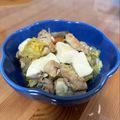 つの子's cooksnap of when they made 簡単！給食の味。豚肉ですきやき風煮.