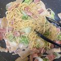 クックTYK684☆'s cooksnap of when they made 白菜とベーコンの和風クリームパスタ.