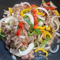ミキオの母ちゃん☆'s cooksnap of when they made 牛肉・ピーマン・玉ねぎのオイスター炒め☆.