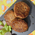 青's cooksnap of when they made 合い挽き肉と豆腐のつくね風バーグ.