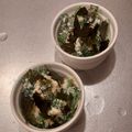 アクセル☆'s cooksnap of when they made 絹豆腐とブロッコリーの白和え刻み海苔のせ.