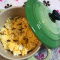 こつゆ514's cooksnap of when they made 簡単！炒り卵！電子レンジで！お弁当にも.