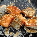 ひんべえ's cooksnap of when they made 鮭の甘酢焼き.