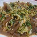 ありかん's cooksnap of when they made 水菜とこんにゃくの炒め煮.
