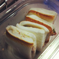にゃんこポーズ's cooksnap of when they made ＊お弁当おかず＊　はんぺんの梅マヨサンド.