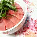 キョク's cooksnap of when they made まぐろの浸け丼♪.