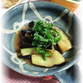ＴＯＭＯＷＡＴ's cooksnap of when they made 茄子のわさポン揚げ浸し.