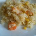 悪ママ's cooksnap of when they made 炊飯器で＊エビピラフ.