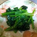 mfly's cooksnap of when they made 余った納豆のたれ＆辛子で菜の花の辛子和え.