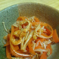 くほちゃん's cooksnap of when they made ５分でちゃちゃっと！もやしと葱のナムル.