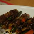 manapk's cooksnap of when they made ウチのインゲンの肉巻き（和風照り焼き）.
