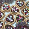 tomyotsuba's cooksnap of when they made バレンタインに♡可愛いガナッシュカップ.