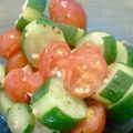 やっこぴー's cooksnap of when they made トマトときゅうりのイタリアンおつまみ.
