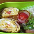 まさたかまま's cooksnap of when they made ✿トマトベーコンの卵焼き✿.