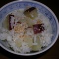 qbee's cooksnap of when they made さつまいもご飯.