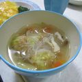 上野食堂's cooksnap of when they made 肉団子と白菜のスープ.
