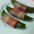 ひぃこ＊'s cooksnap of when they made スナップエンドウとチーズのベーコン巻き.