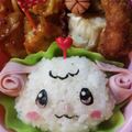 tamiimam's cooksnap of when they made キャラ弁☆ハピハピっち（たまごっち）.