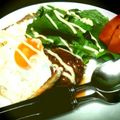 erina148cm's cooksnap of when they made てりやきハンバーグの和風ロコモコ.