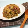 ＊とみこ＊'s cooksnap of when they made 中華屋さんの「五目チャーハン」.