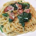 ナカマルコ's cooksnap of when they made 簡単絶品☆ほうれん草のクリームパスタ♪.