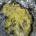 MI★∞'s cooksnap of when they made ささみのホイル焼き★にんにくみそマヨネーズ味★.