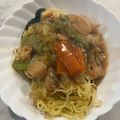 春巻きママ's cooksnap of when they made 海鮮あんかけ焼きそば♡.
