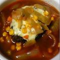 きいろいとりoeo's cooksnap of when they made ミネストローネ風煮込みハンバーグ.