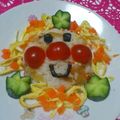 reo★mama's cooksnap of when they made アンパンマン★でこちらし寿司.