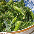 和歌子ちゃん's cooksnap of when they made 春菊のマヨごま和え.