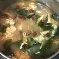 サーフブレイド's cooksnap of when they made わかめとなめこと卵の味噌汁.
