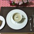 sana.hana.'s cooksnap of when they made バレンタインディナー☆まいたけポタージュ.