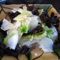 たなか家's cooksnap of when they made 白菜ときくらげの塩麹炒め.