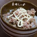 アカほっぺ's cooksnap of when they made 一人のお昼に！まぜまぜ納豆丼.