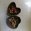 ひな＊ゆな＊れなママ's cooksnap of when they made ♡バレンタインにサクサクチョコレート♡.
