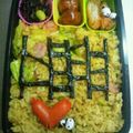 みほちゃん。's cooksnap of when they made キャラ弁？あみだくじ弁当❤.