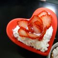 ゆいランラン's cooksnap of when they made 不器用さんでも作れるイチゴのバラ.