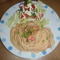 海遊人波's cooksnap of when they made 混ぜるだけ☆簡単めんたいこパスタ.