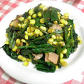 yryryryryr's cooksnap of when they made ほうれん草とベーコン炒め.