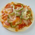 kitty_mii's cooksnap of when they made チーズを中に!!餃子の皮でイケるミニピザ.
