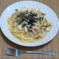 ฅ静流ฅ's cooksnap of when they made シメジと鶏ささみの和風パスタ.