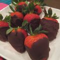 42nd wave's cooksnap of when they made GODIVAもどき☆チョコディップイチゴ.