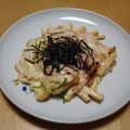 おけいはん０９１３'s cooksnap of when they made 油揚げのものぐさ～なサクサクピザ.
